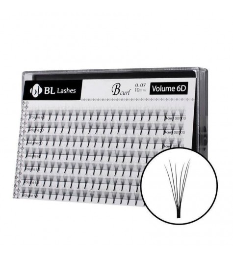 6D Volumen Wimpern 0.07mm