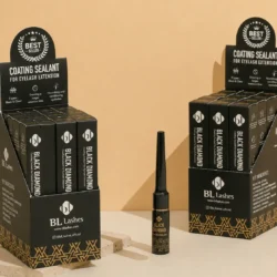 bl-lashes-black-diamond-coating-sealant-display BL Lashes Black Diamond coating sealant (7ml) displayed with Black Diamond product