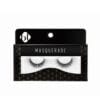 AW-MR-3D-025_Product BL Lashes Masquerade 3D strip false eyelashes with a soft, wispy layered design, displayed in black and gold retail packaging.