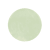 Round pale green jade stone palette for holding eyelash extension adhesive during professional lash treatments.