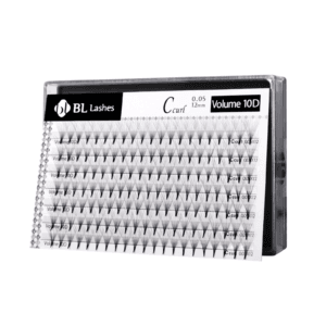 Ciglia volume 10D – 140 ventagli premade 0.05 per confezione