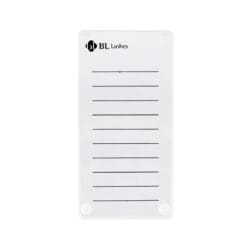 LASH HOLDER_Large BL Lashes lash holder palette with multiple guide lines for organising eyelash extension strips, shown on a white background.