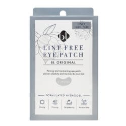 BL Original Lint Free Eye Patch hydrogel under-eye patches in silver retail packaging for professional eyelash extension treatments.