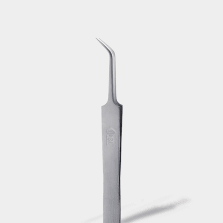 BL Lashes Premium Tweezers - Sakura – product photo on grey background
