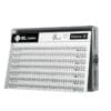 BL Lashes Volume 3D pre-made eyelash extensions in B curl, 0.07 mm thickness and 10 mm length, arranged in rows inside a clear lash case.
