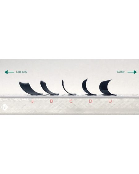 Laser Lashes courbure C 0.15 & 0.20 mm – courbure naturelle pour le cil à cil