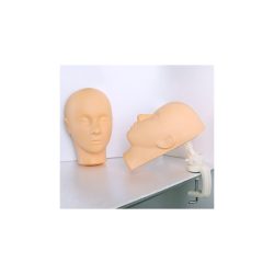 bungskopf Tête d'entraînement en silicone souple – pour la pose d'extensions de cils