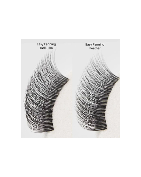 easy-fanning-lashes-fuer-die-hdfeather-volumen-technik-007mm Easy Fanning Lashes courbure D Feather/Multi-Length 0.07 mm – bouquets volume structurés