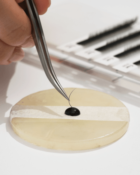 BL Lashes Glue Tape – product photo on grey background