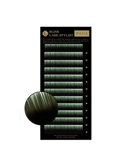 ombre-wimpern-in-verschiedenen-farben-50-rabatt-1 Cils Ombré noir-vert – extensions de cils colorées