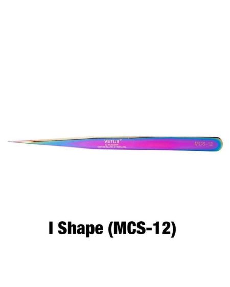 pinzetten-rainbow-gerade Vetus Rainbow Pinzette Gerade (I-Form) – Wimpern Extension Pinzette