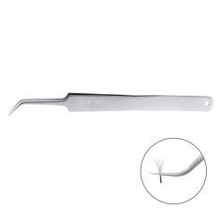 Pincette Premium Sakura – pincette hybride en L pour classic et volume (140 mm)