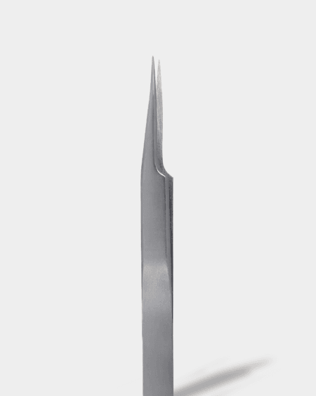 regular-tweezers-f-4x5 BL Lashes Regular Tweezers - F – product photo on grey background