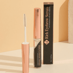 rich-eyebrow-serum-lifestyle-4x5 BL Lashes Rich Eyebrow Serum 10ml – product photo on grey background