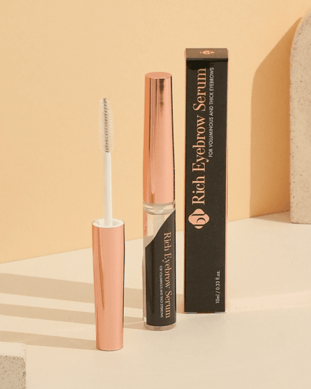 BL Lashes Rich Eyebrow Serum 10ml – product photo on grey background