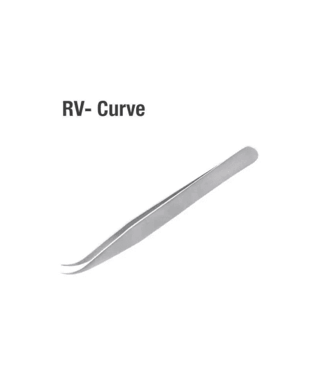 Russian Volumen Pinzette RV-Curve – gebogene Volumenpinzette bis 5D (115 mm)