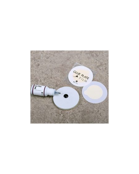 selbstklebende-plattchen Selbstklebende Plättchen (Glue Plate Film) – Klebefolie für Jadestein und Kristallblock