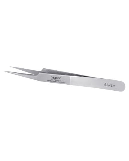 Vetus Pinzette F Typ – leichte Wimpernpinzette (120 mm)
