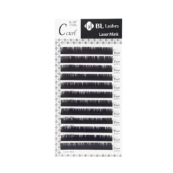 laser-lashes-volume-c-curl-007-11mm.webp BL Lashes Laser Lashes Volume Schwarz, C-Curl,11 mm – 12-reihiges Tray