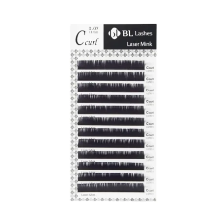 laser-lashes-volume-c-curl-007-11mm.webp BL Lashes Laser Lashes Volume Schwarz, C-Curl,11 mm – 12-reihiges Tray