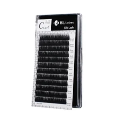 BL Lashes Laser Silk Plus Wimpern Schwarz, C-Curl, 11 mm – 12-reihiges Tray